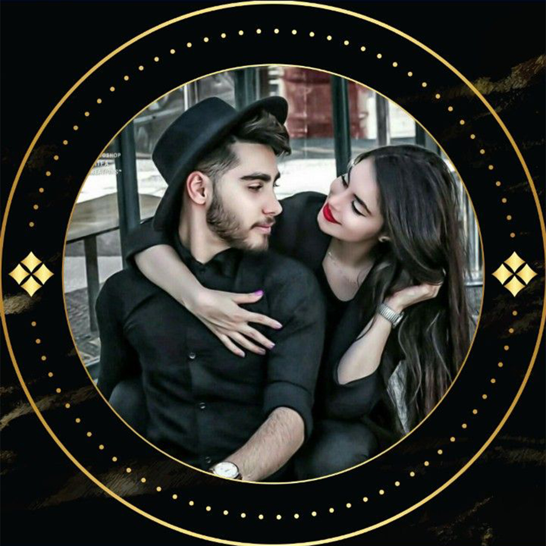 couple profile border png
