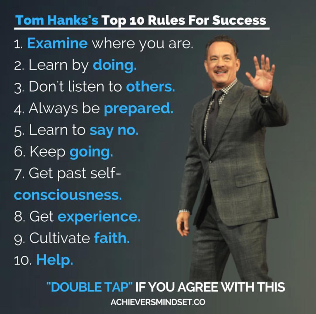 Motivation Quotes Tom Hanks