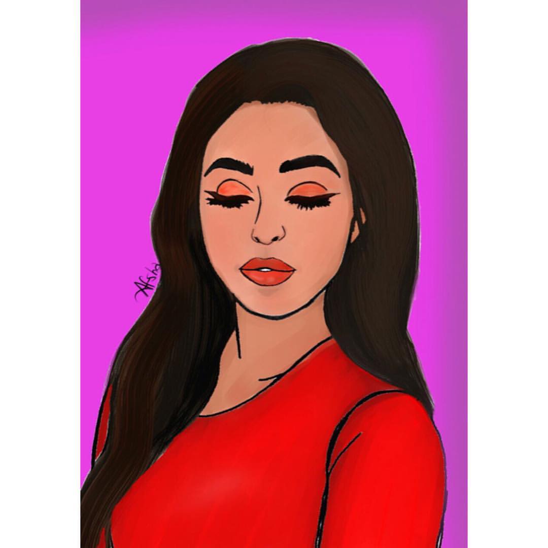 Culture Girl Wearing Red Dress