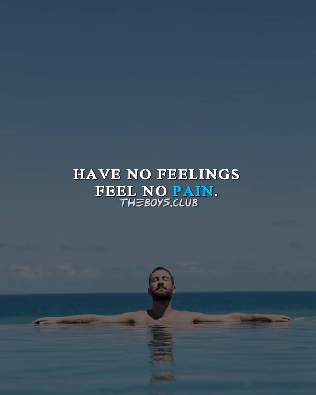No Feelings No Pain