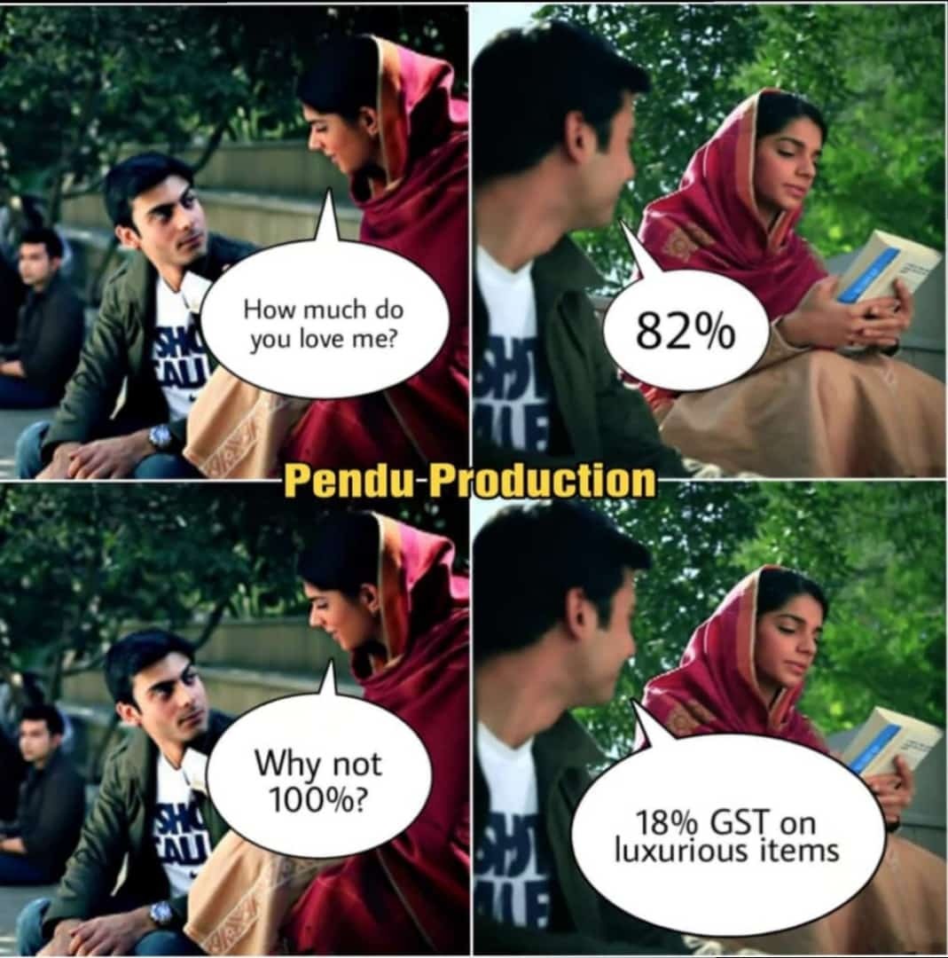 GST Funny Photo About Love