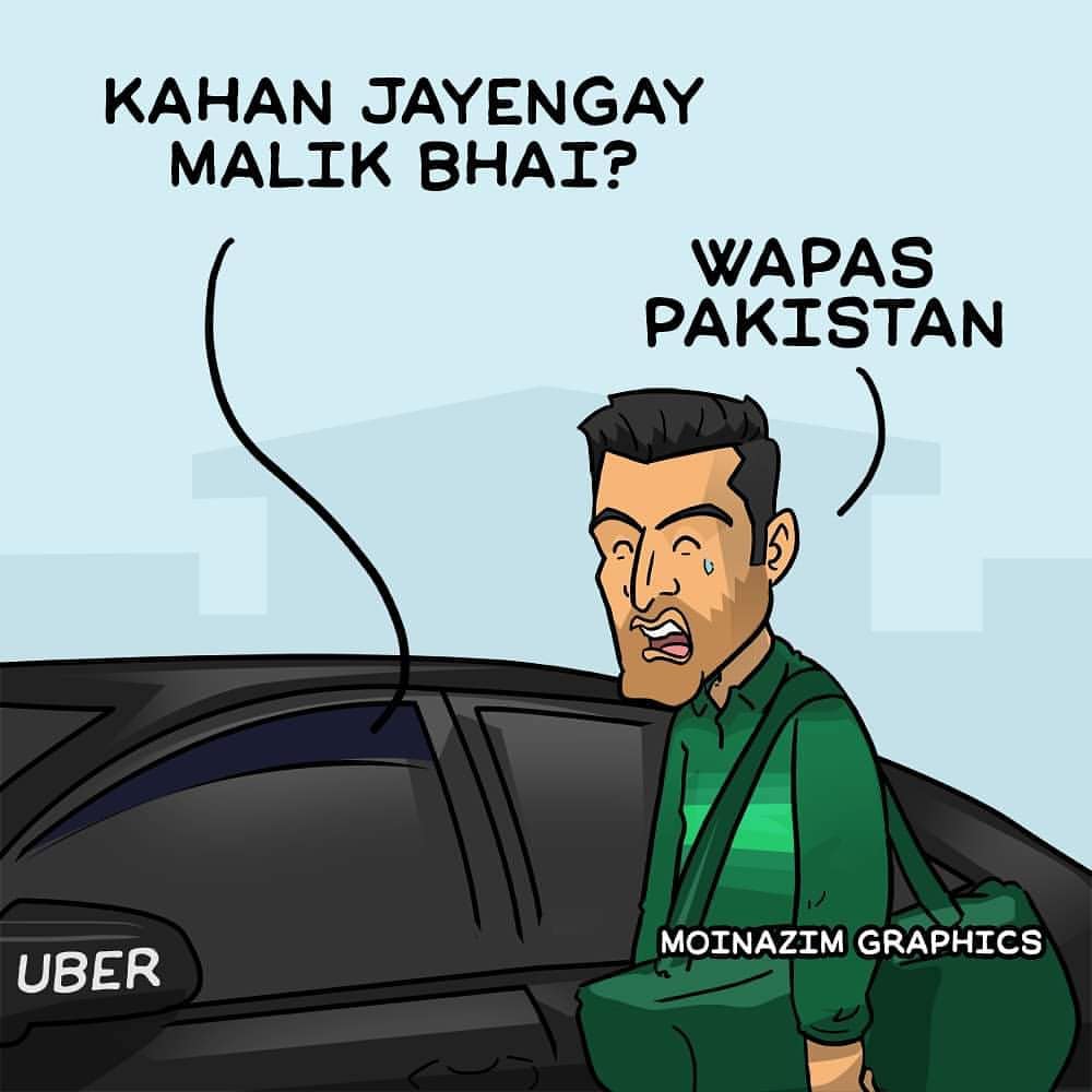 Malik Out From Match