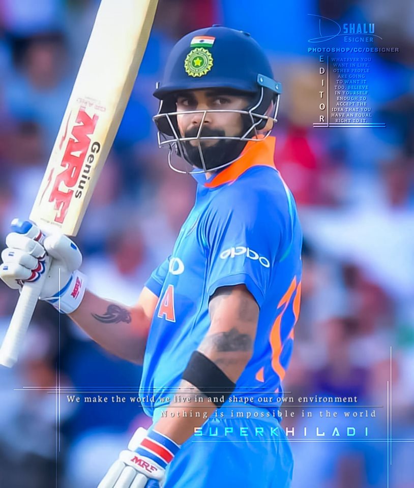Virat Kohli Super Edit Wallpaper Virat Kohli Super Edit Wallpaper