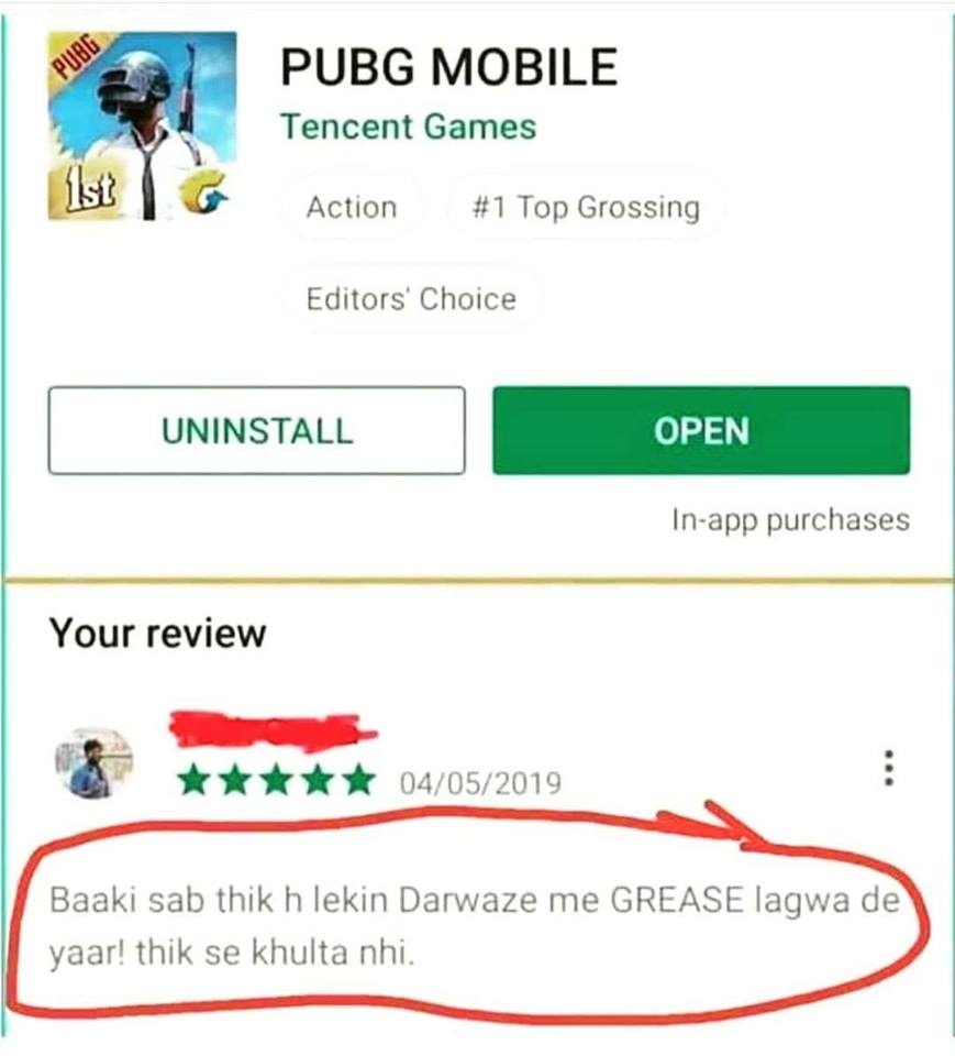 Best Funny Reivew On Pubg Mobile Game