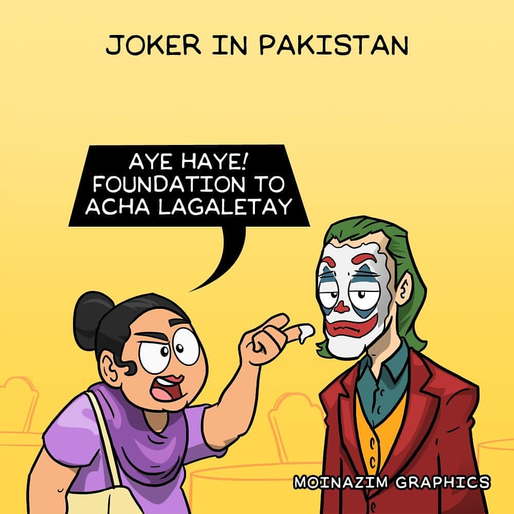 Desi Aunty And Joker In Pakistan Memes Desi Aunty And Joker In Pakistan Memes