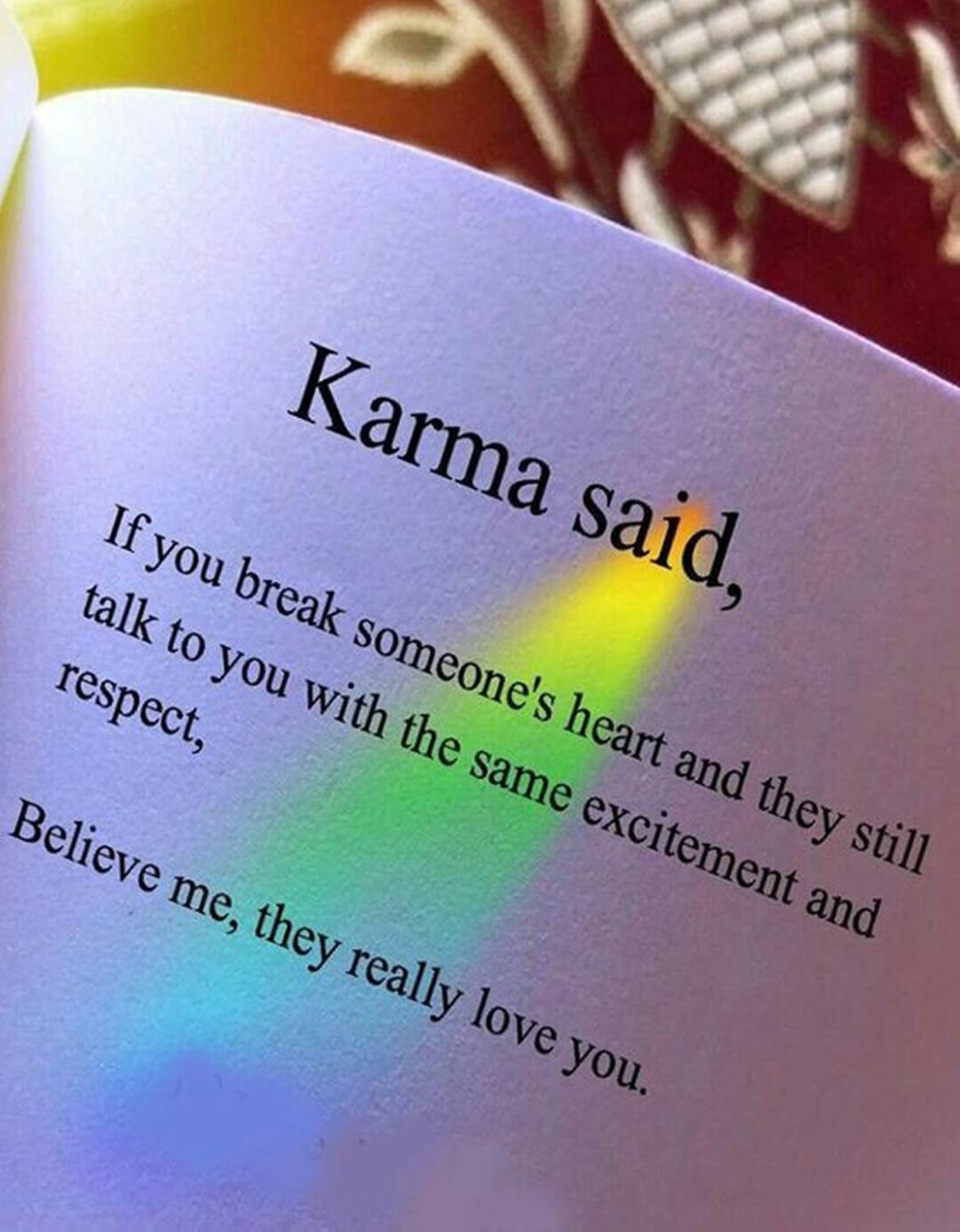 Karma Quotes On Breaking Someone Heart