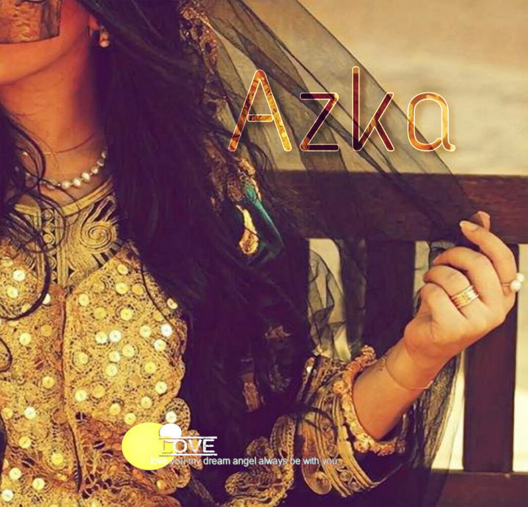 Arabic Girl Azka Name HIdden Face Wallpaper And Dp