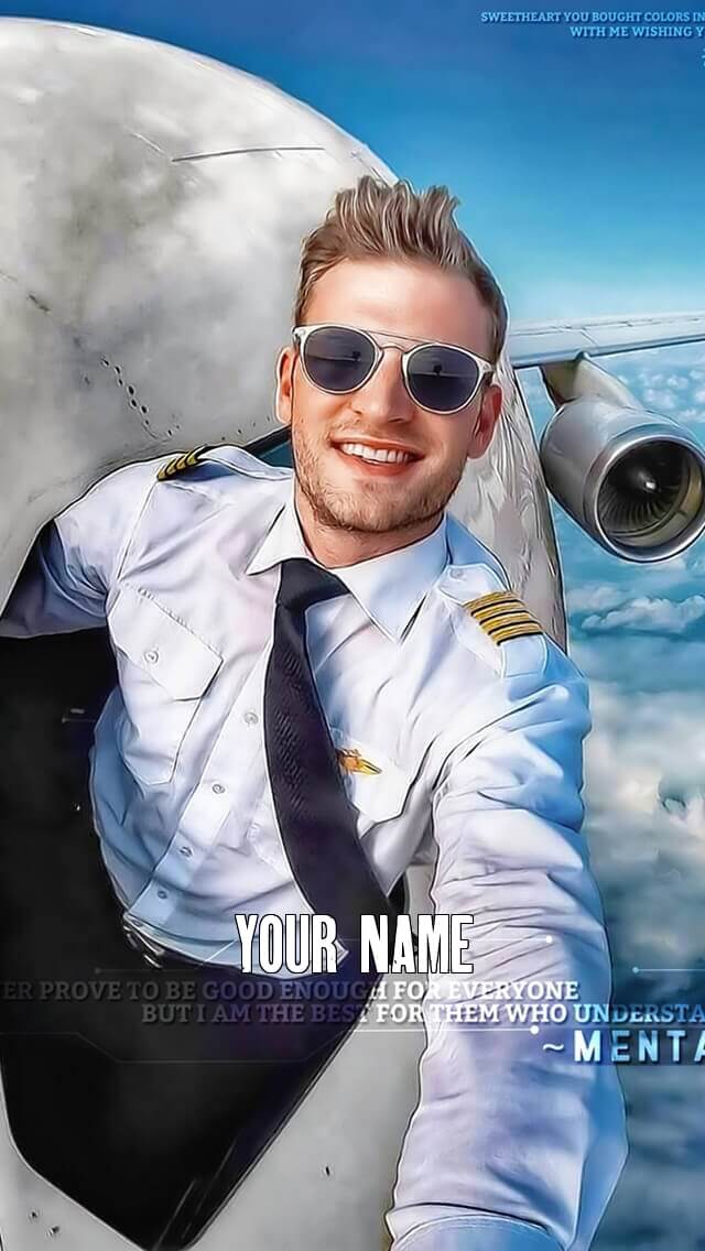 Selfie Of The Year Air Plane Selfie Iphone Wallpaper With Your Name