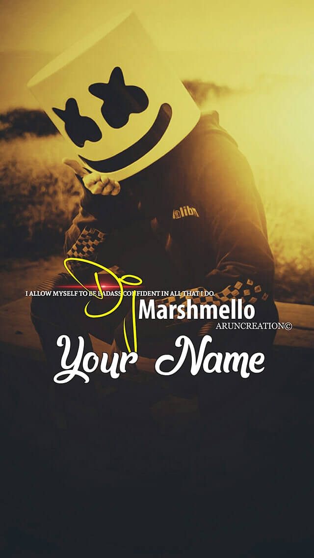 Marshmallow Wallpaper For Iphone With Your Name