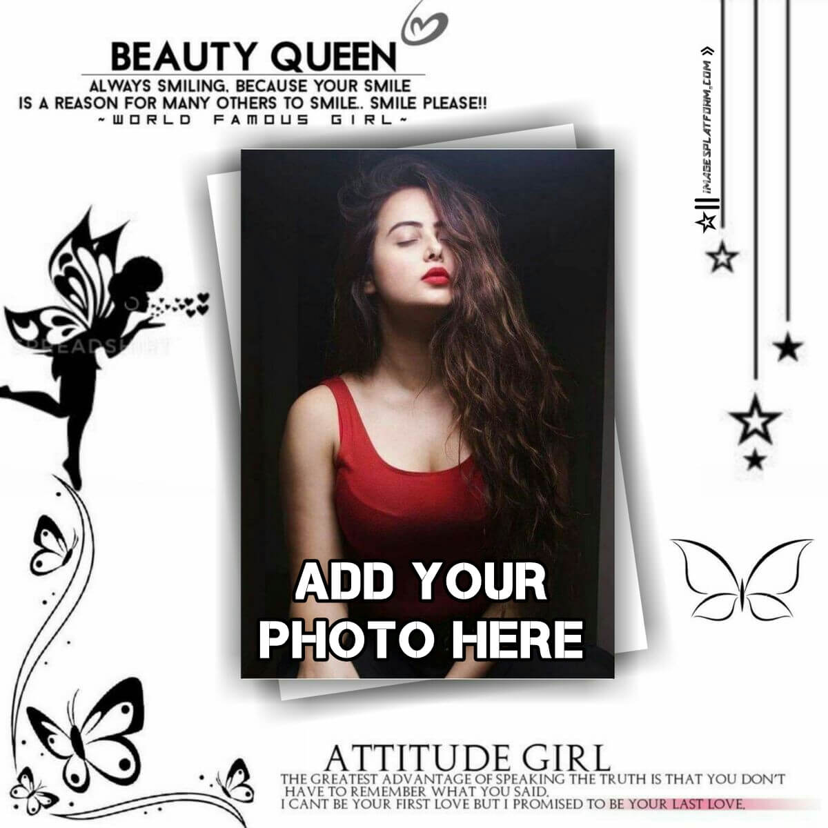 Free Stylish Attitude Girl Dp To Use For Social Profile