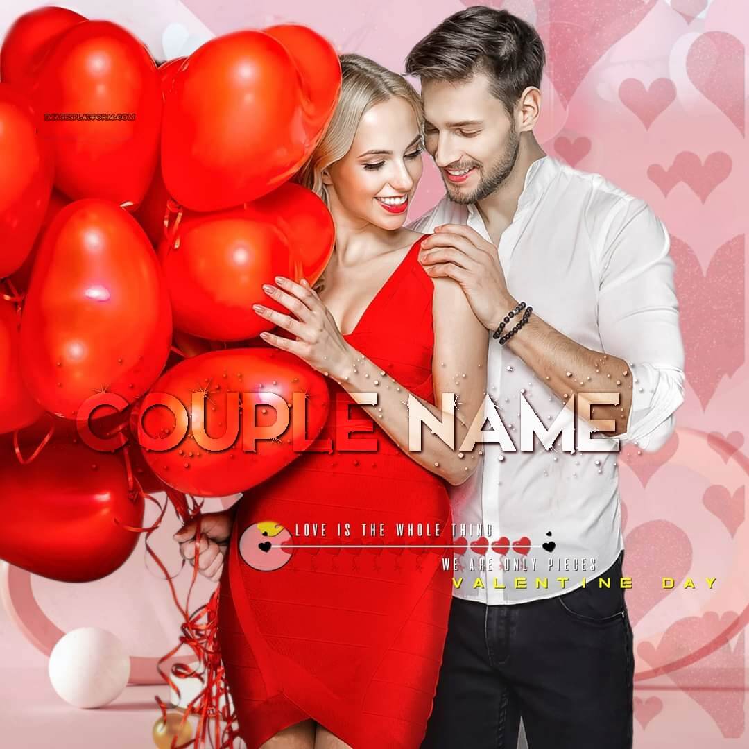 Valentine's day : valentine's day Valentine Day Couple Wallpaper Image Dp With Name