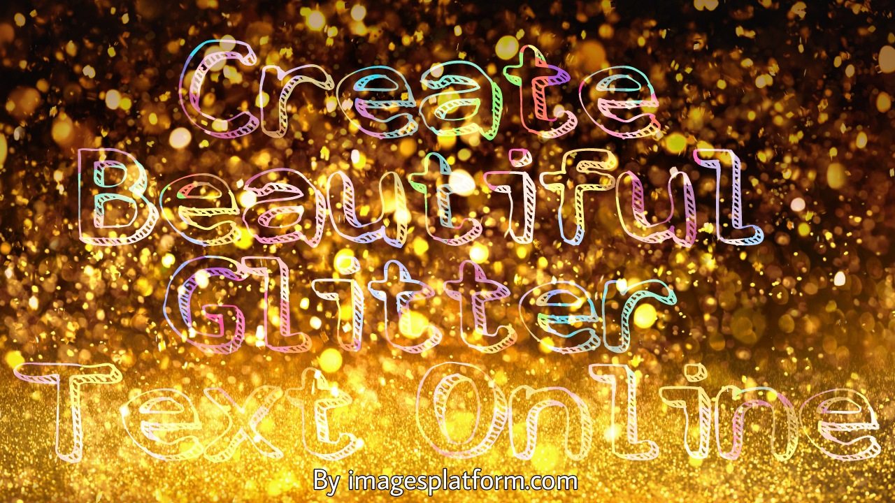 Glitter text generator. Glitter text generator