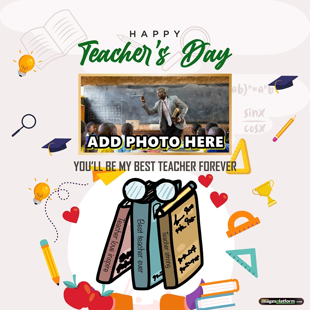 World Teachers Day Profile Picture Frame